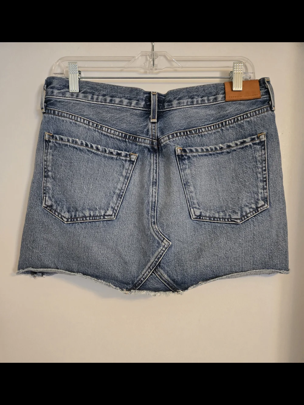 Citizens Of Humanity Premium Vintage Cut Off Denim Mini Skirt